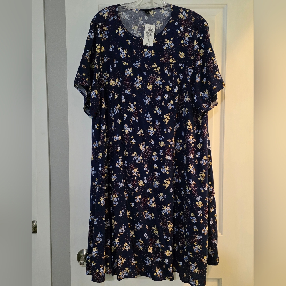 Floral Navy Dress